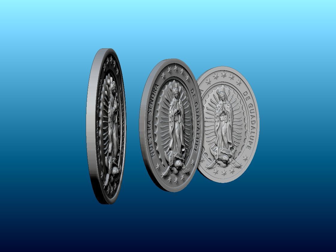 NUESTRA SENORA DE GUADALUPE 3D print model_3