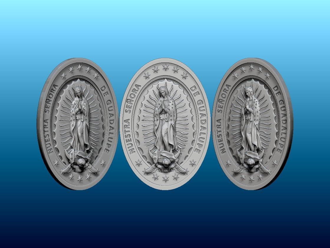NUESTRA SENORA DE GUADALUPE 3D print model_7