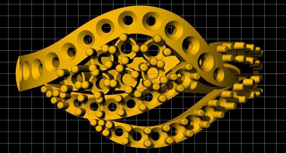 Cluster Ring 3dm file 3D print model_3