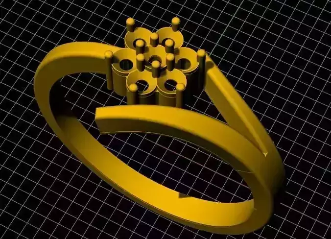 Cluster Ring 3dm file