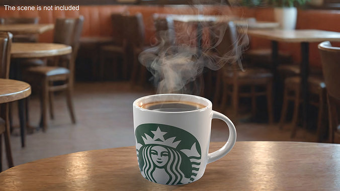 Mug of Coffee Starbucks 3D model