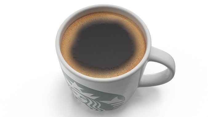 Mug of Coffee Starbucks 3D model 7