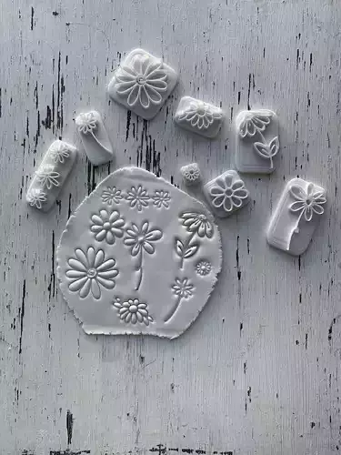 Sellos Marga MArgarita Stamp Ceramica Cookies 