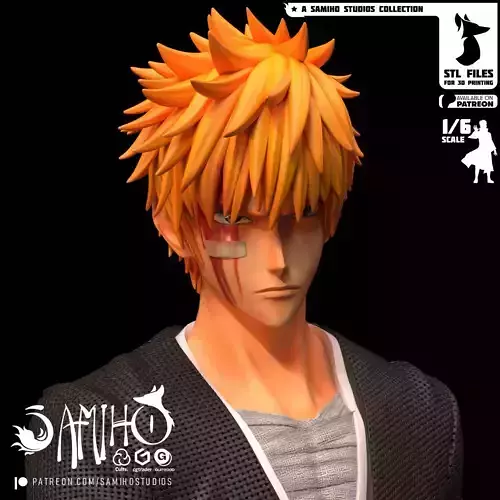 Samiho Studios - Kurosaki Ichigo - STLs ready for printing 3D print model