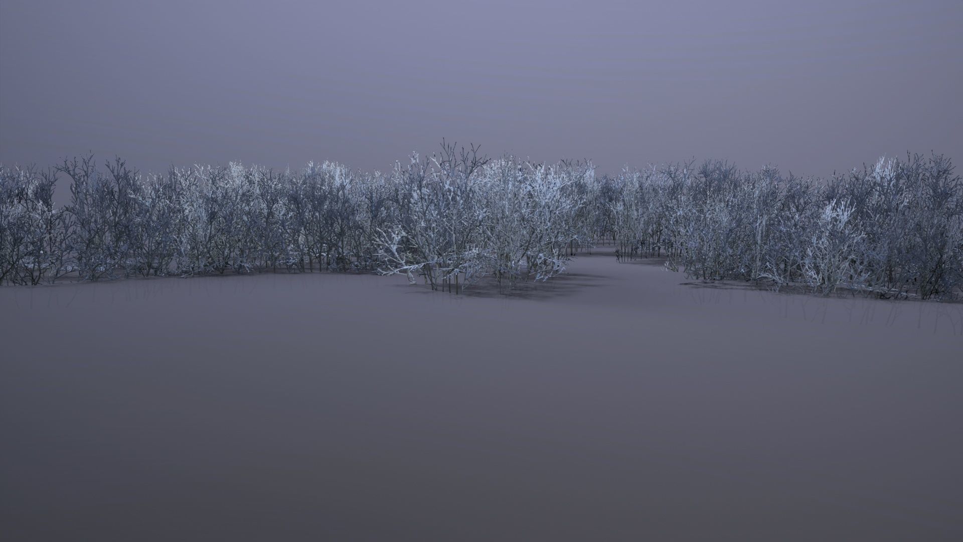 Reindeer Moss Low-poly 3D model_4