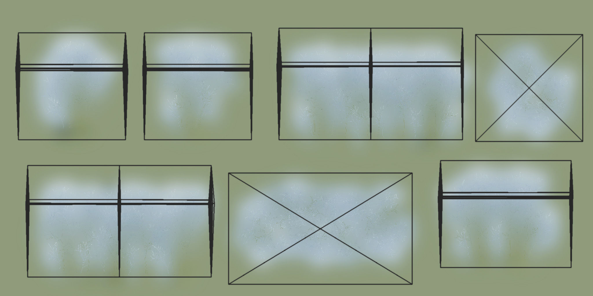 Reindeer Moss Low-poly 3D model_8