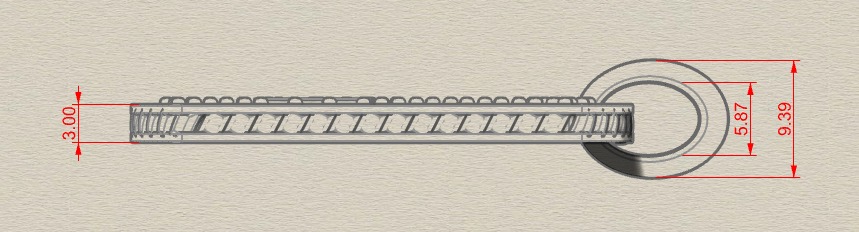 Mens Pendant 3D model_4