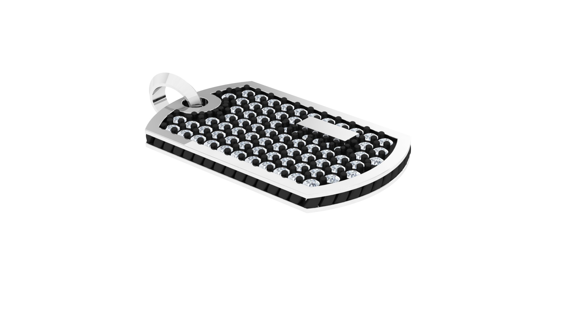 Mens Pendant 3D model_2