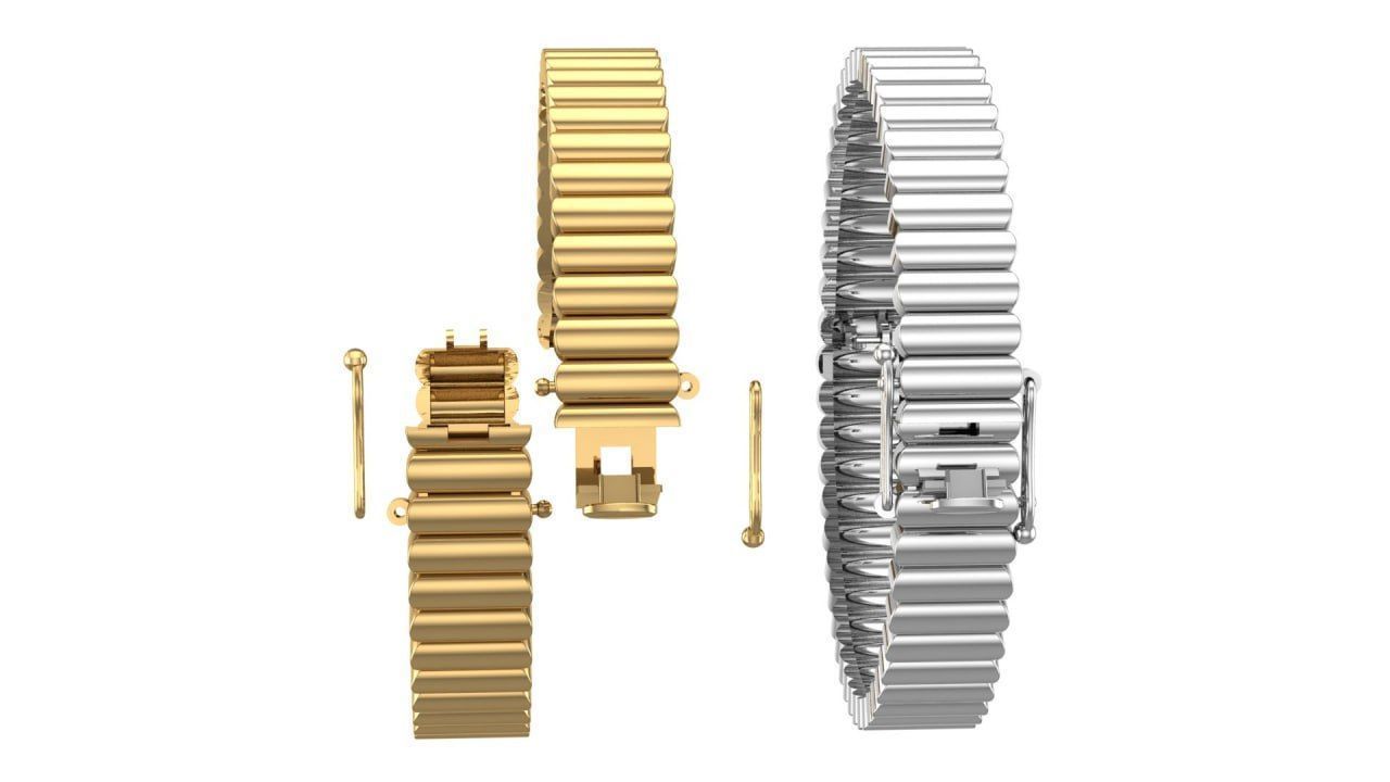 Boucheron bracelet 3D print model_1