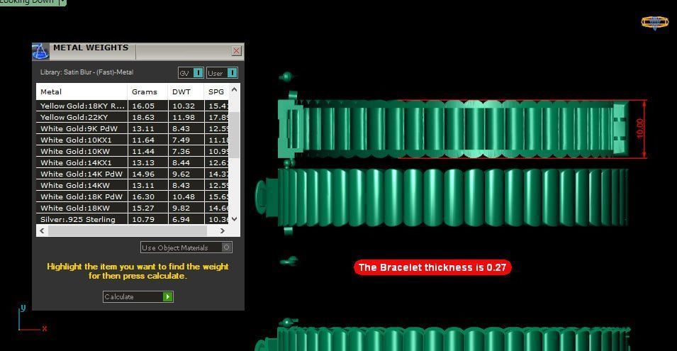 Boucheron bracelet 3D print model_5