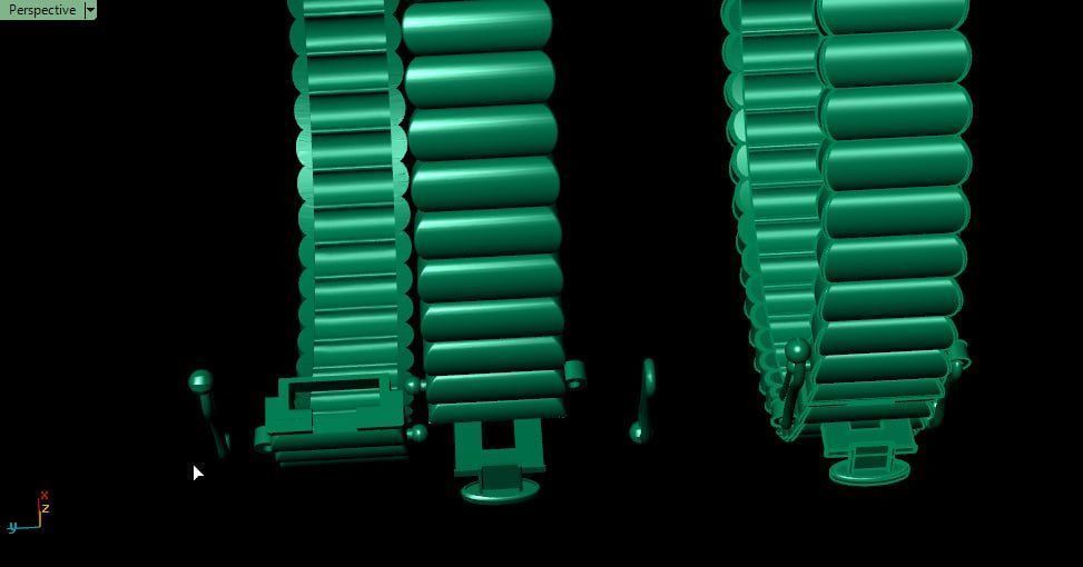 Boucheron bracelet 3D print model_4