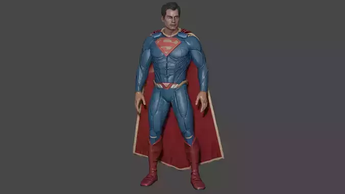 Superman 3D model