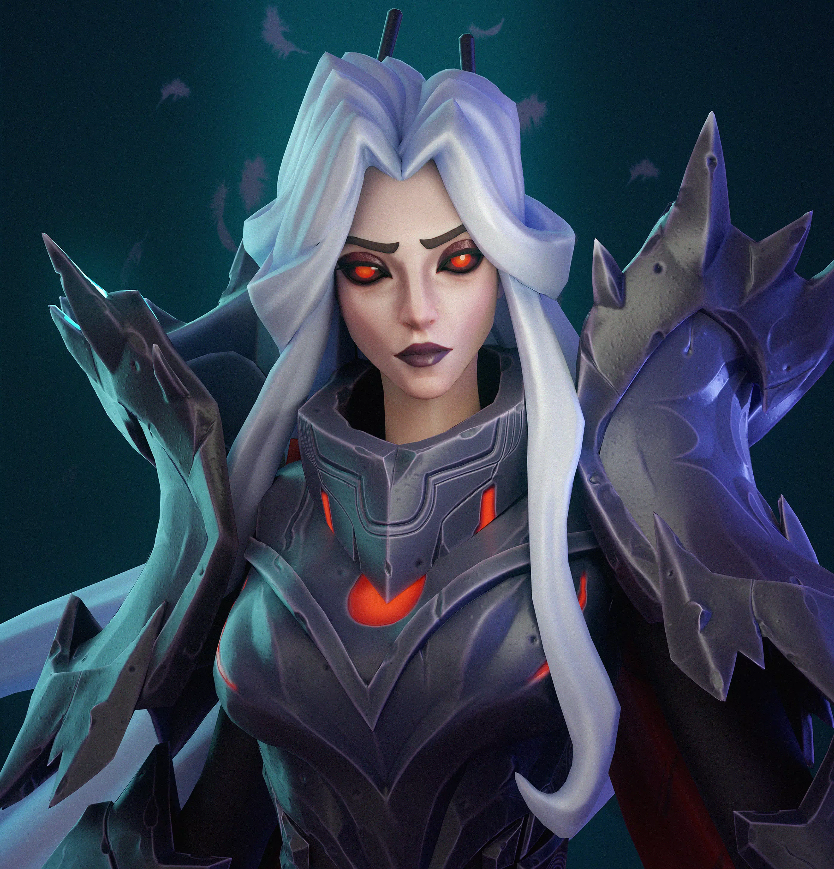 Fantasy Girl Low-poly 3D model