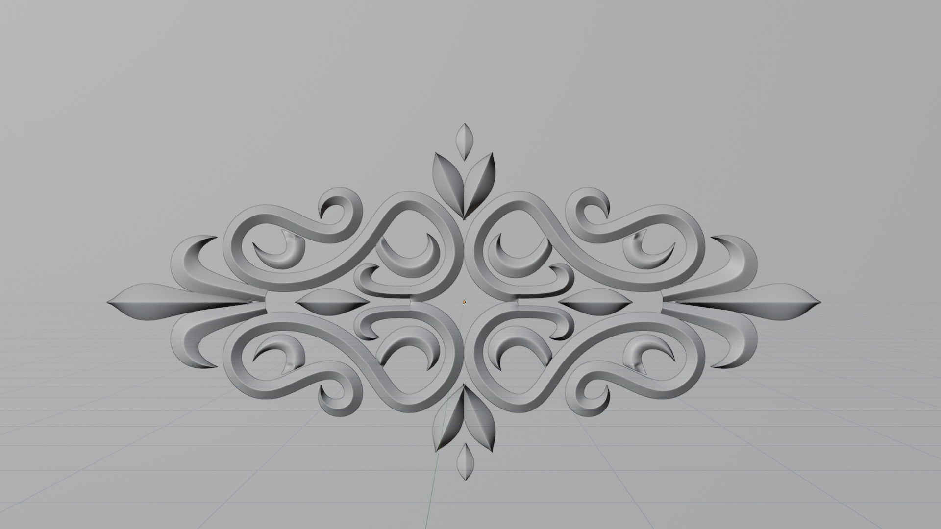 CNC  Ornament Element Free 3D model_5