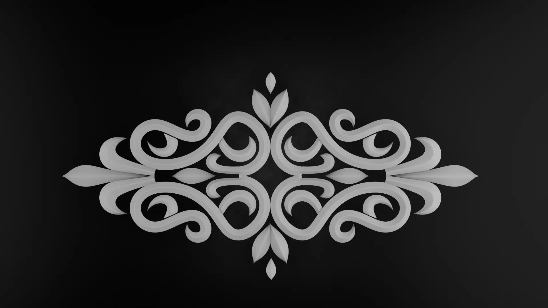 CNC  Ornament Element Free 3D model_0