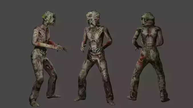 Clicker Zombie Low Style
