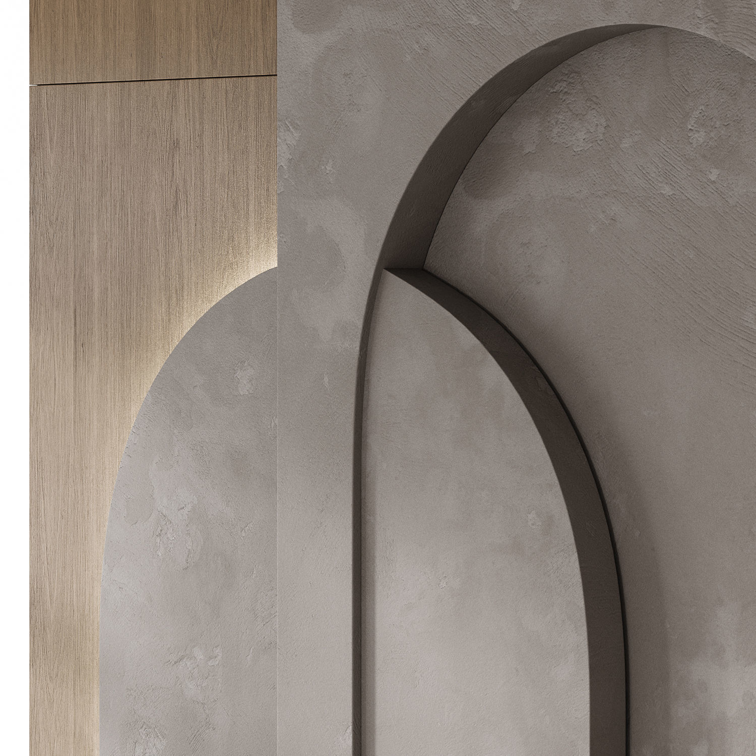 78 Wall Panel Arc 3D model_5