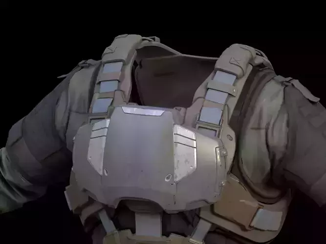 Gen 2 Marine Chest ODST 3d print file