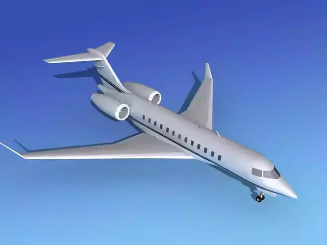 Global Express XRS V03 3D model