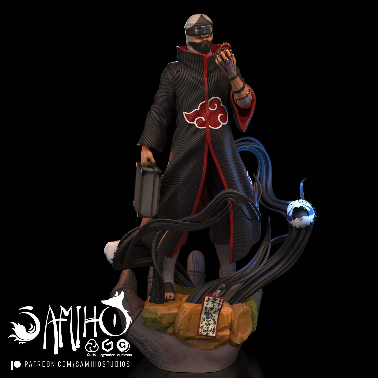 Samiho Studios - Akatsuki Bundle I - STLs ready for printing 3D print model_4