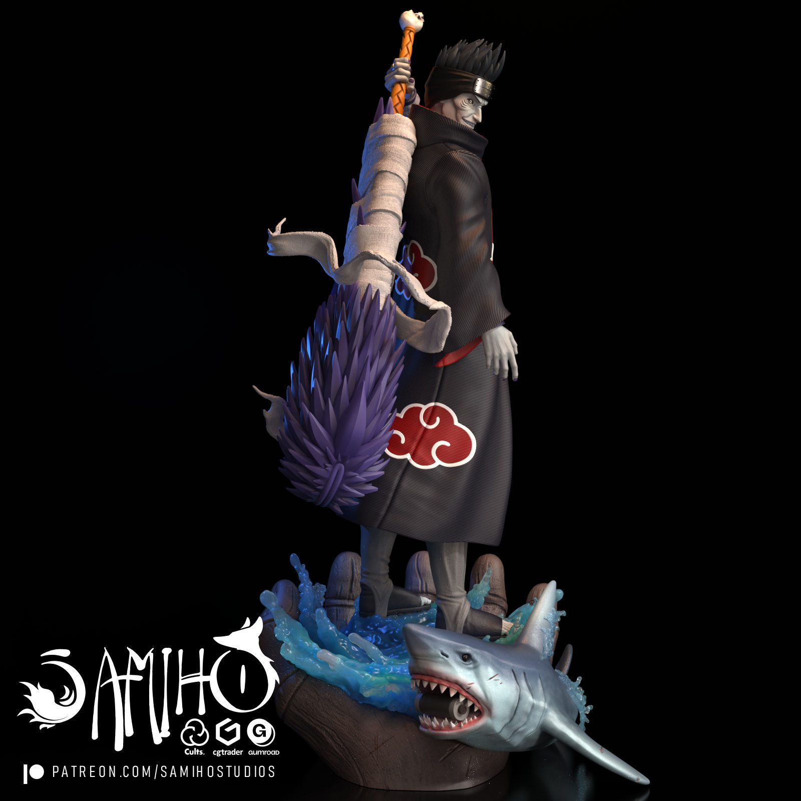 Samiho Studios - Akatsuki Bundle I - STLs ready for printing 3D print model_2