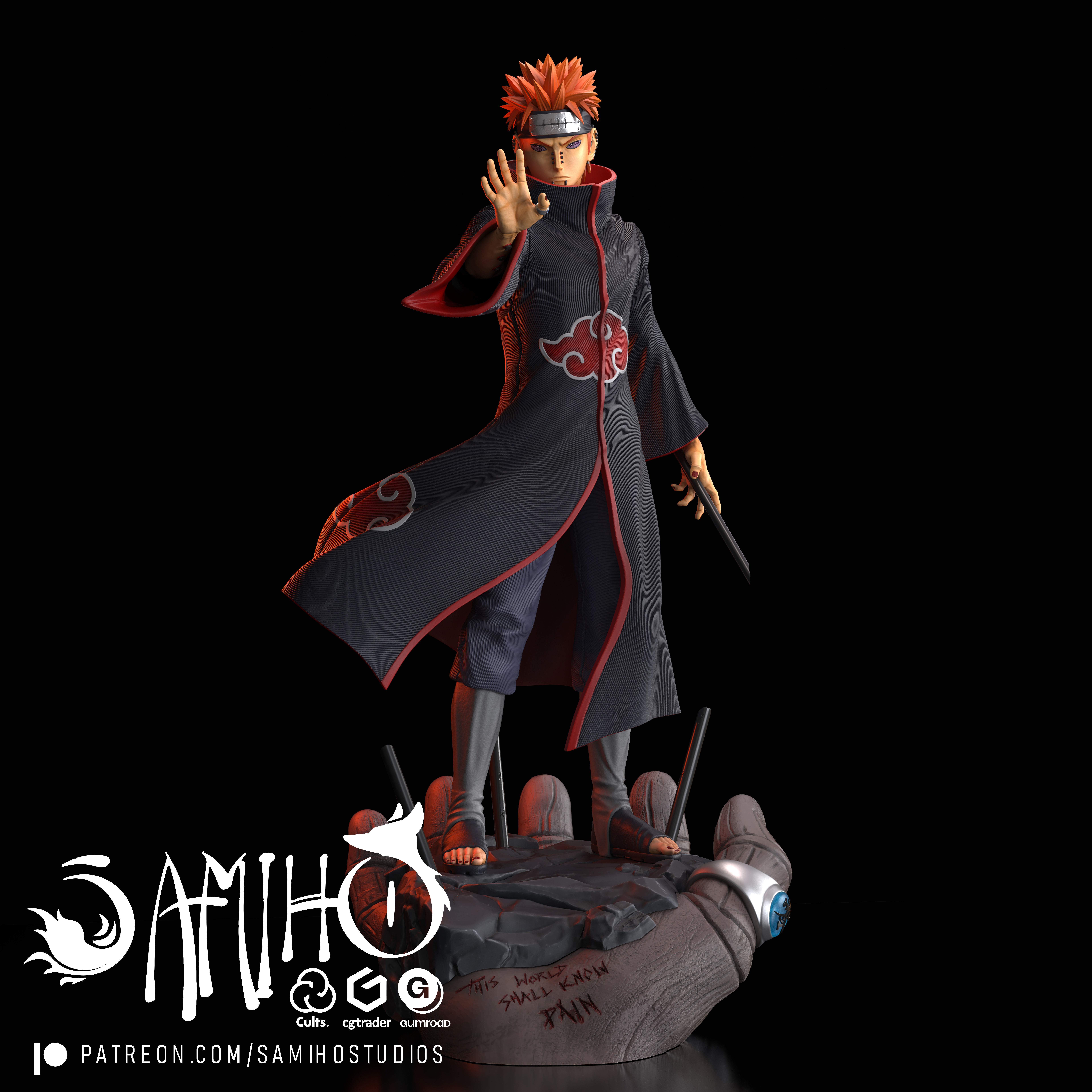 Samiho Studios - Akatsuki Bundle I - STLs ready for printing 3D print model_1
