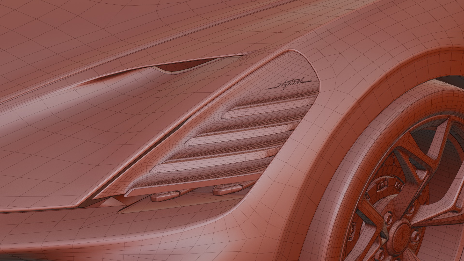 Bugatti Mistral 2024 3D model Low-poly 3D model_33