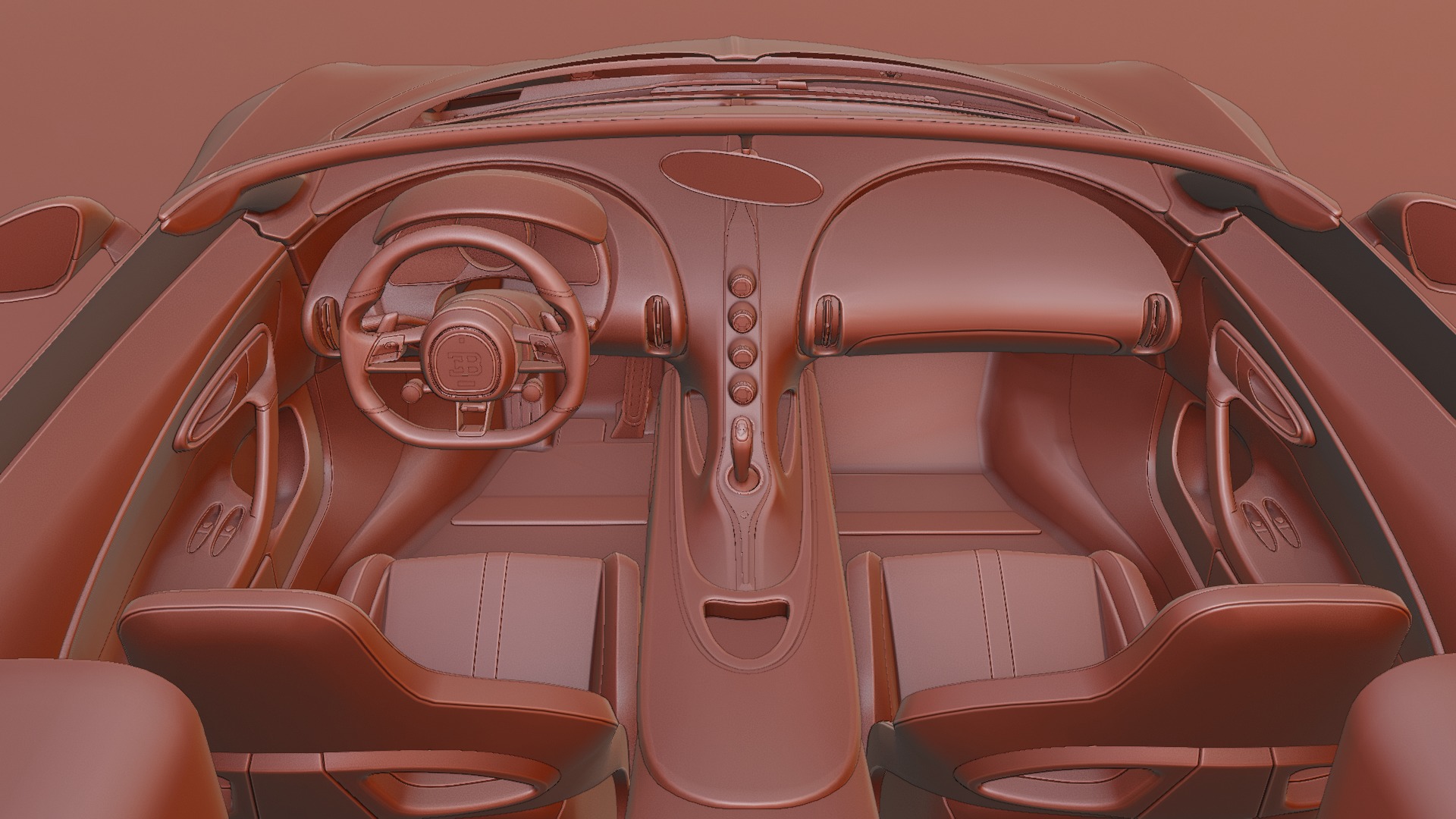 Bugatti Mistral 2024 3D model Low-poly 3D model_48