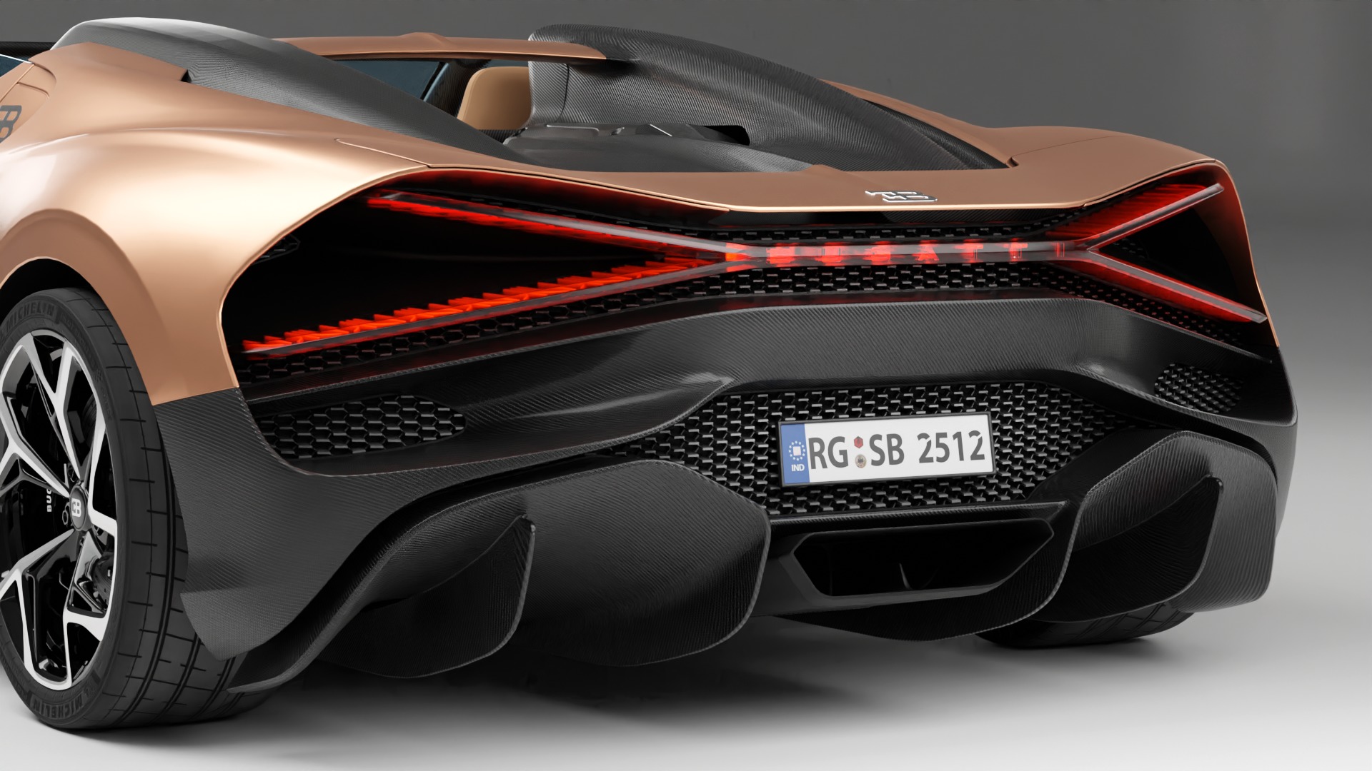 Bugatti Mistral 2024 3D model Low-poly 3D model_6