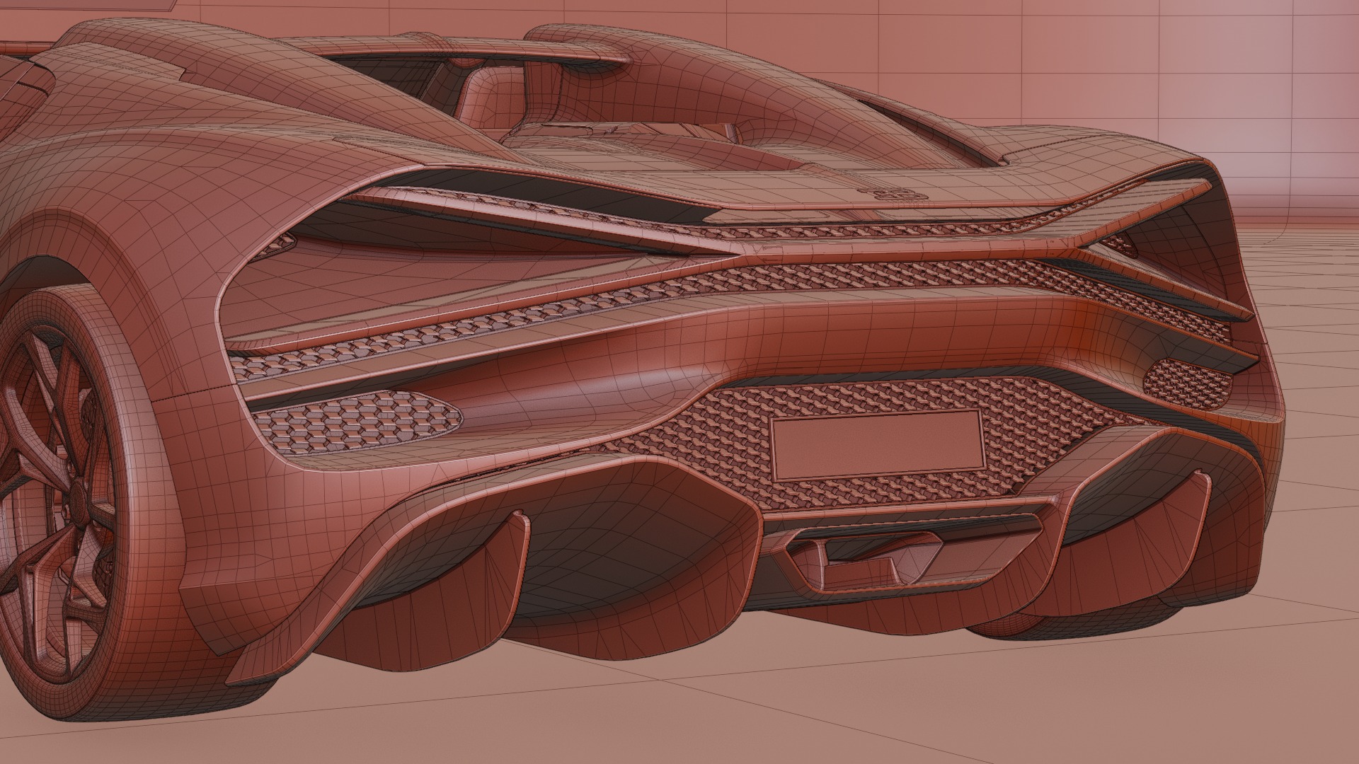 Bugatti Mistral 2024 3D model Low-poly 3D model_29