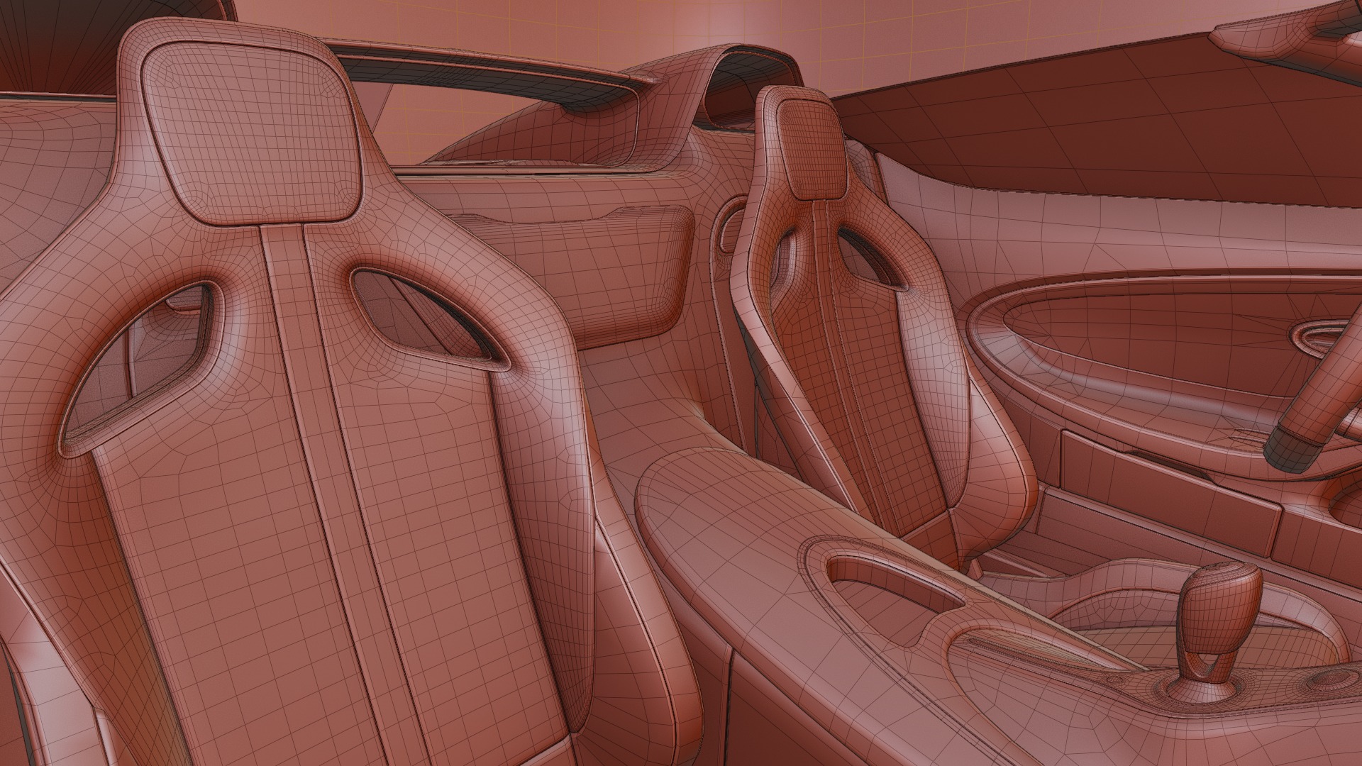 Bugatti Mistral 2024 3D model Low-poly 3D model_53