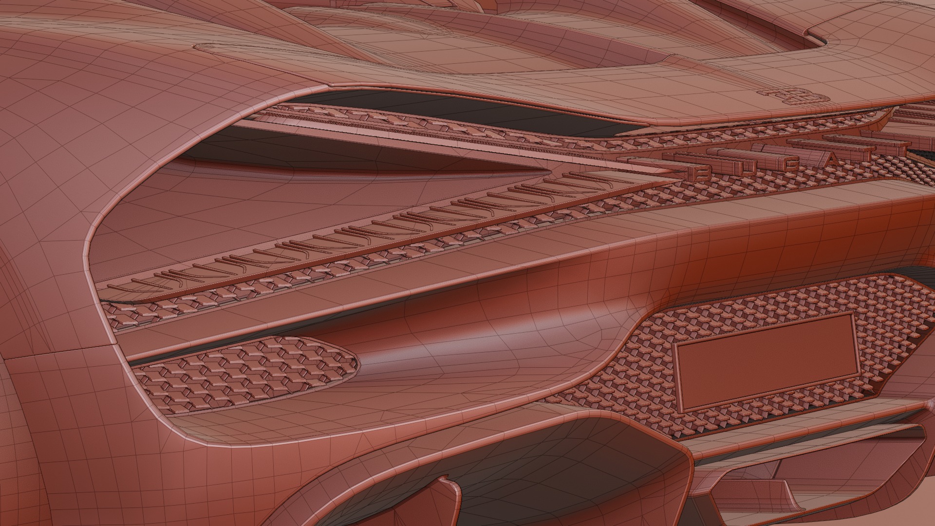 Bugatti Mistral 2024 3D model Low-poly 3D model_43