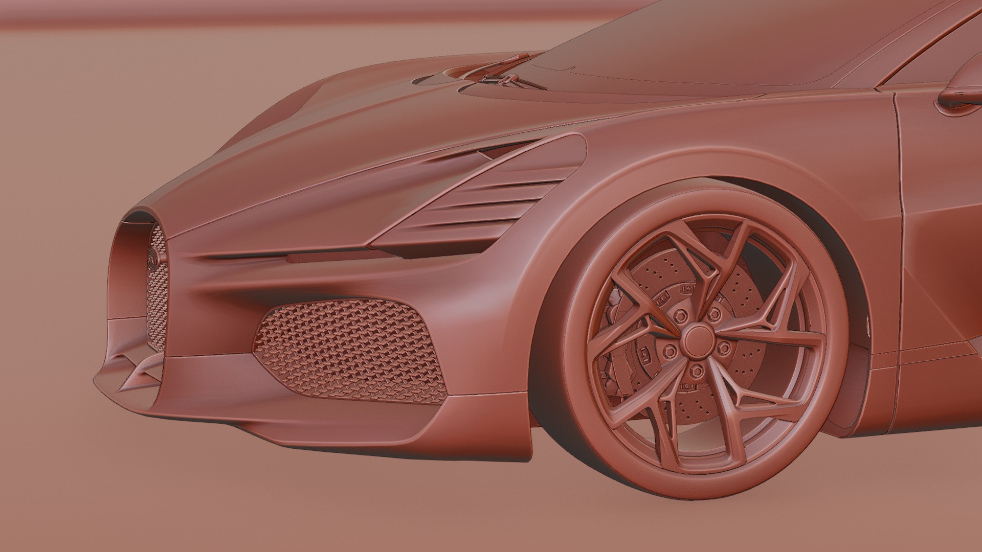 Bugatti Mistral 2024 3D model Low-poly 3D model_21
