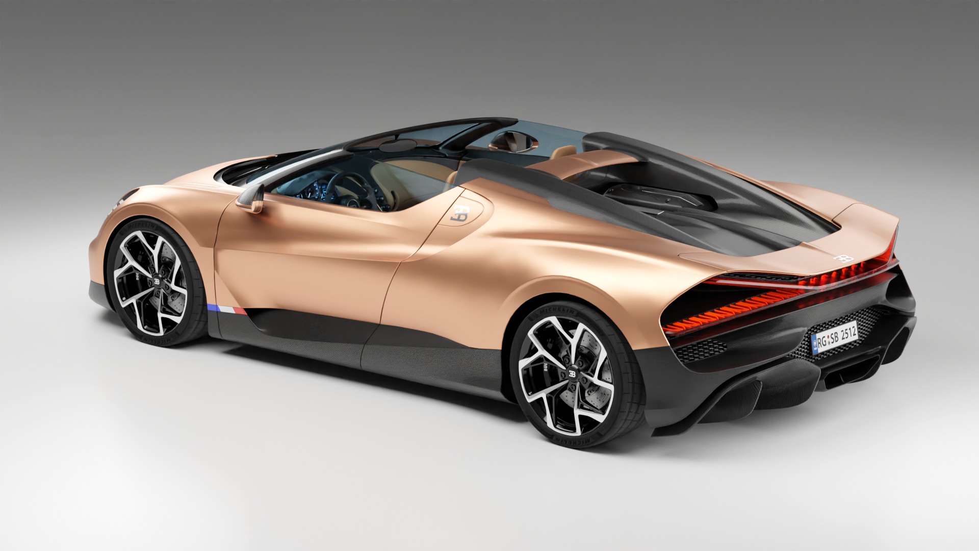 Bugatti Mistral 2024 3D model Low-poly 3D model_16