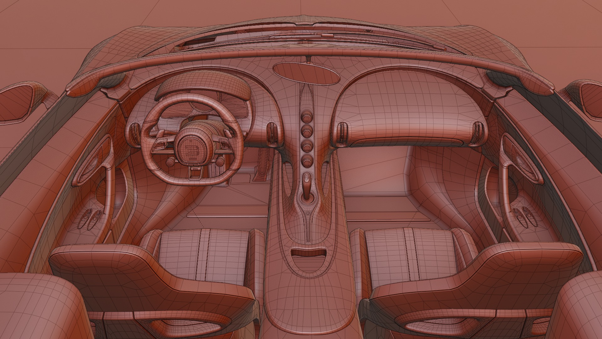 Bugatti Mistral 2024 3D model Low-poly 3D model_47