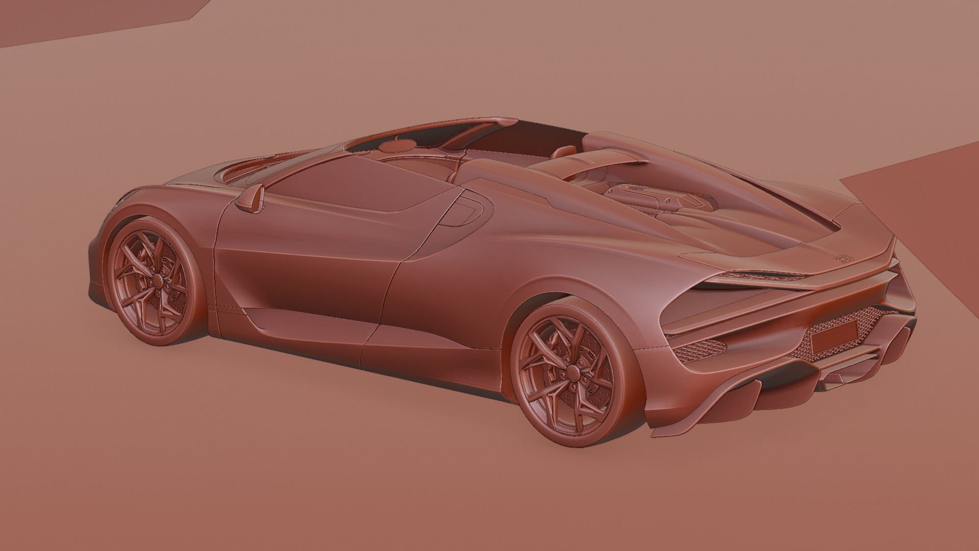 Bugatti Mistral 2024 3D model Low-poly 3D model_18