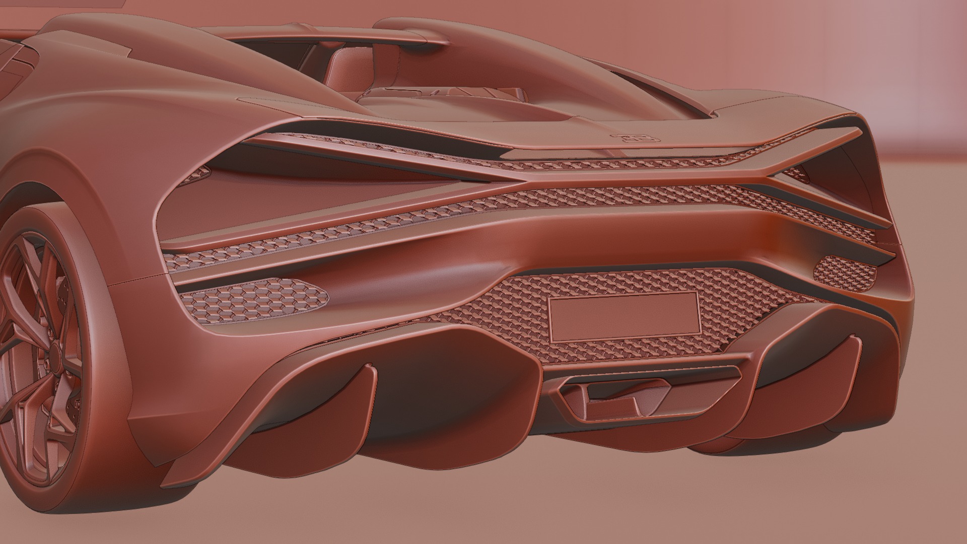 Bugatti Mistral 2024 3D model Low-poly 3D model_54