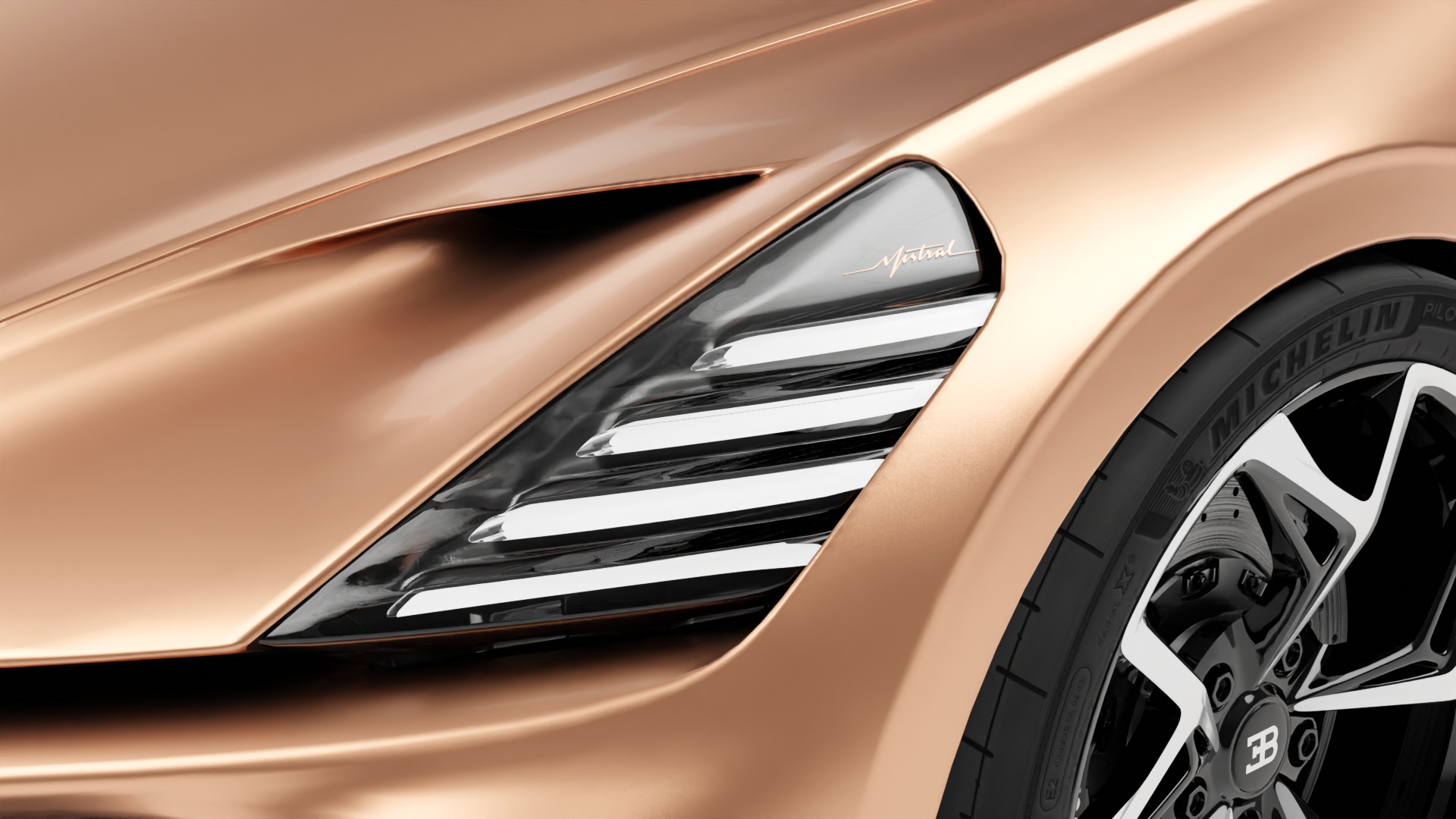 Bugatti Mistral 2024 3D model Low-poly 3D model_8