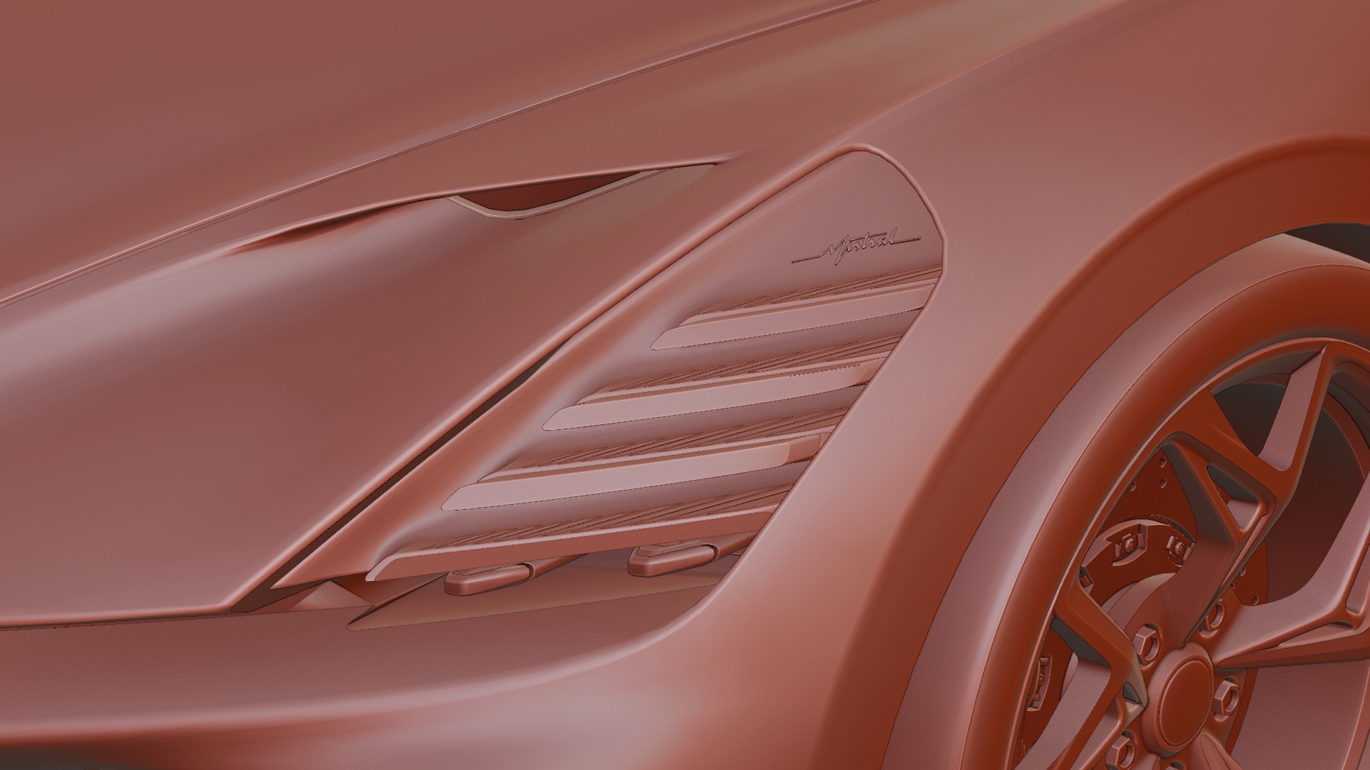 Bugatti Mistral 2024 3D model Low-poly 3D model_35