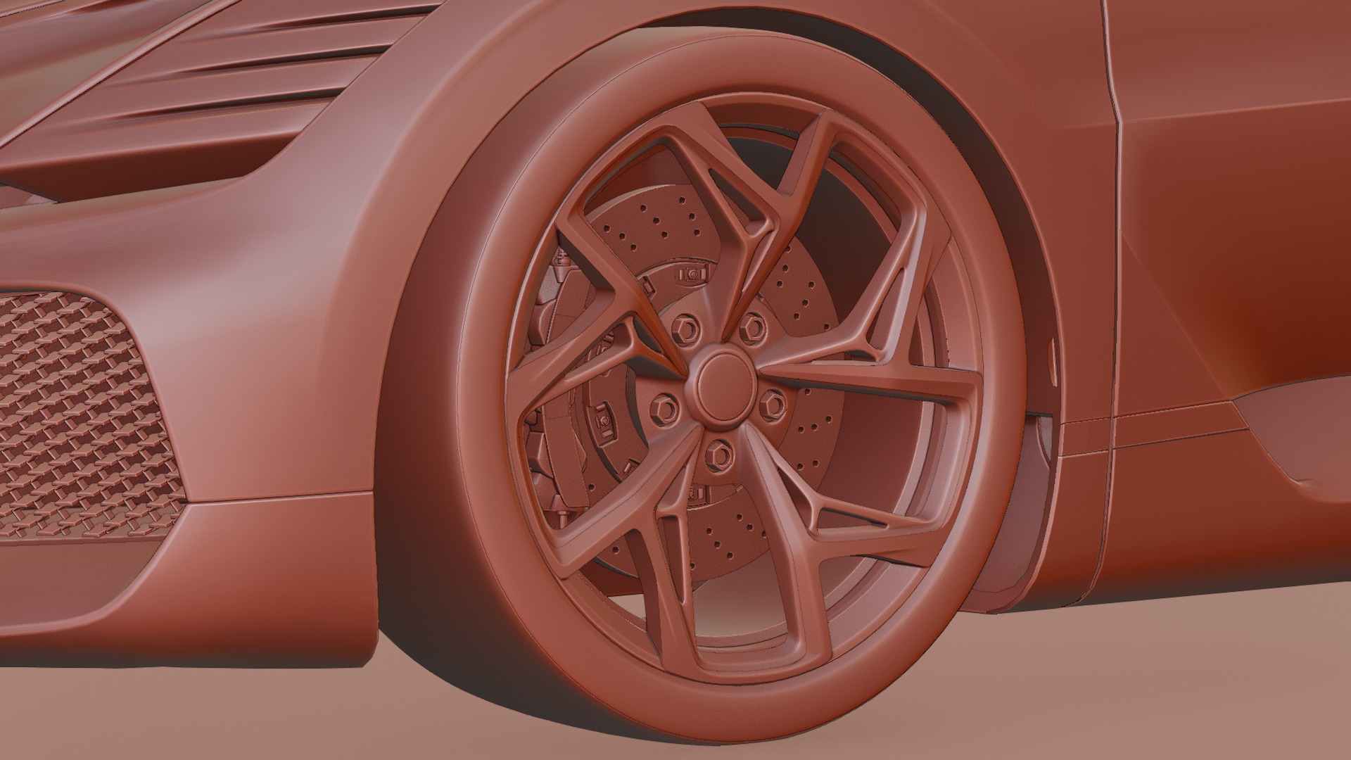 Bugatti Mistral 2024 3D model Low-poly 3D model_51