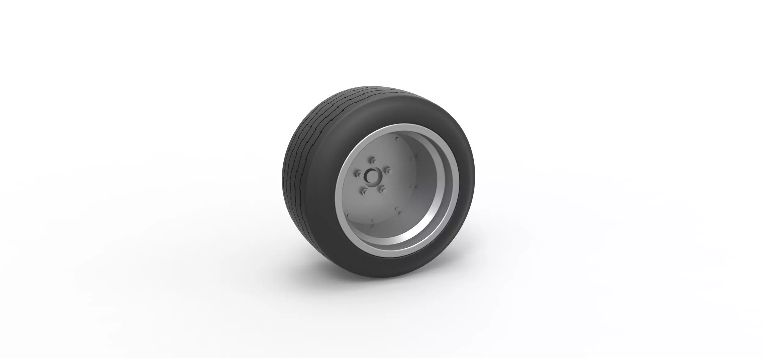 Wheel of Bosozoku style car Scale 1 to 25 3D print model