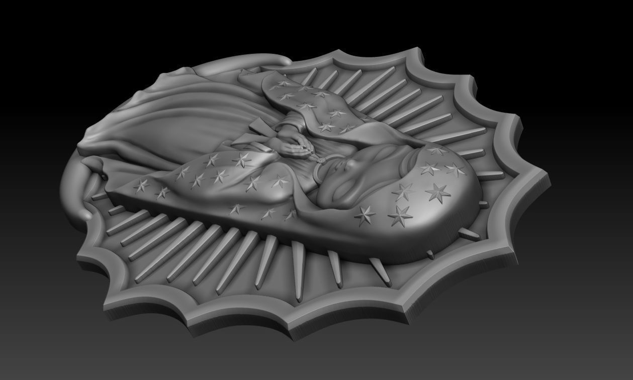 Virgin of Guadalupe 3 3D print model_12