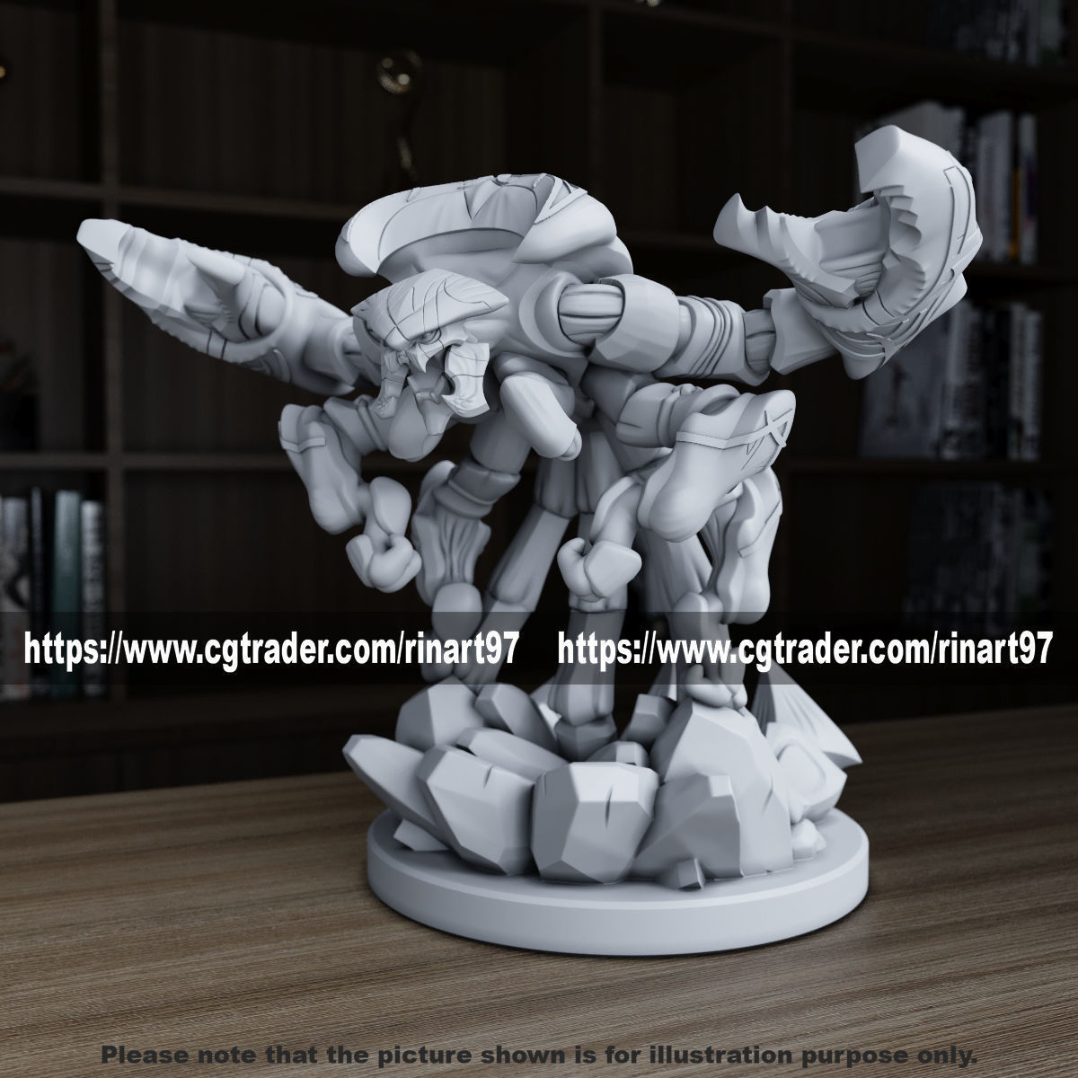 skarner 3d print model from League of Legends 3D print model_15