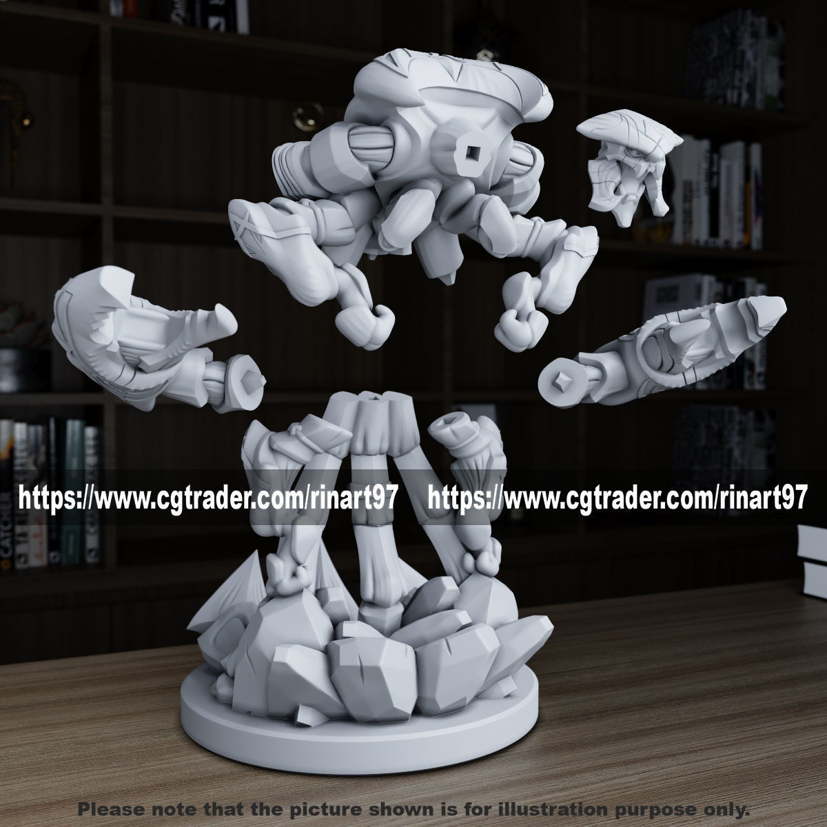 skarner 3d print model from League of Legends 3D print model_7