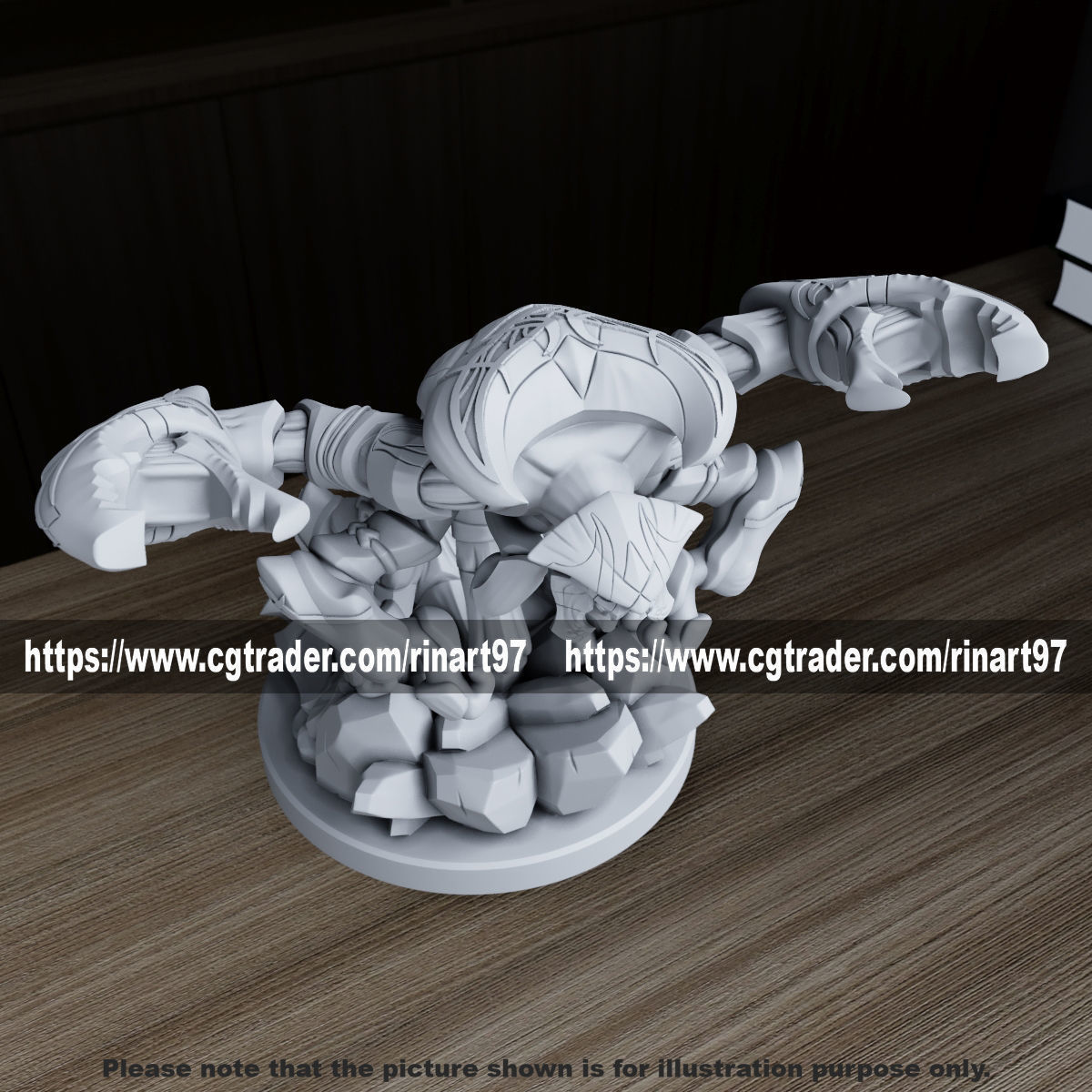 skarner 3d print model from League of Legends 3D print model_4