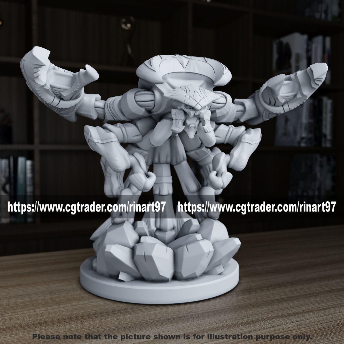 skarner 3d print model from League of Legends 3D print model_3