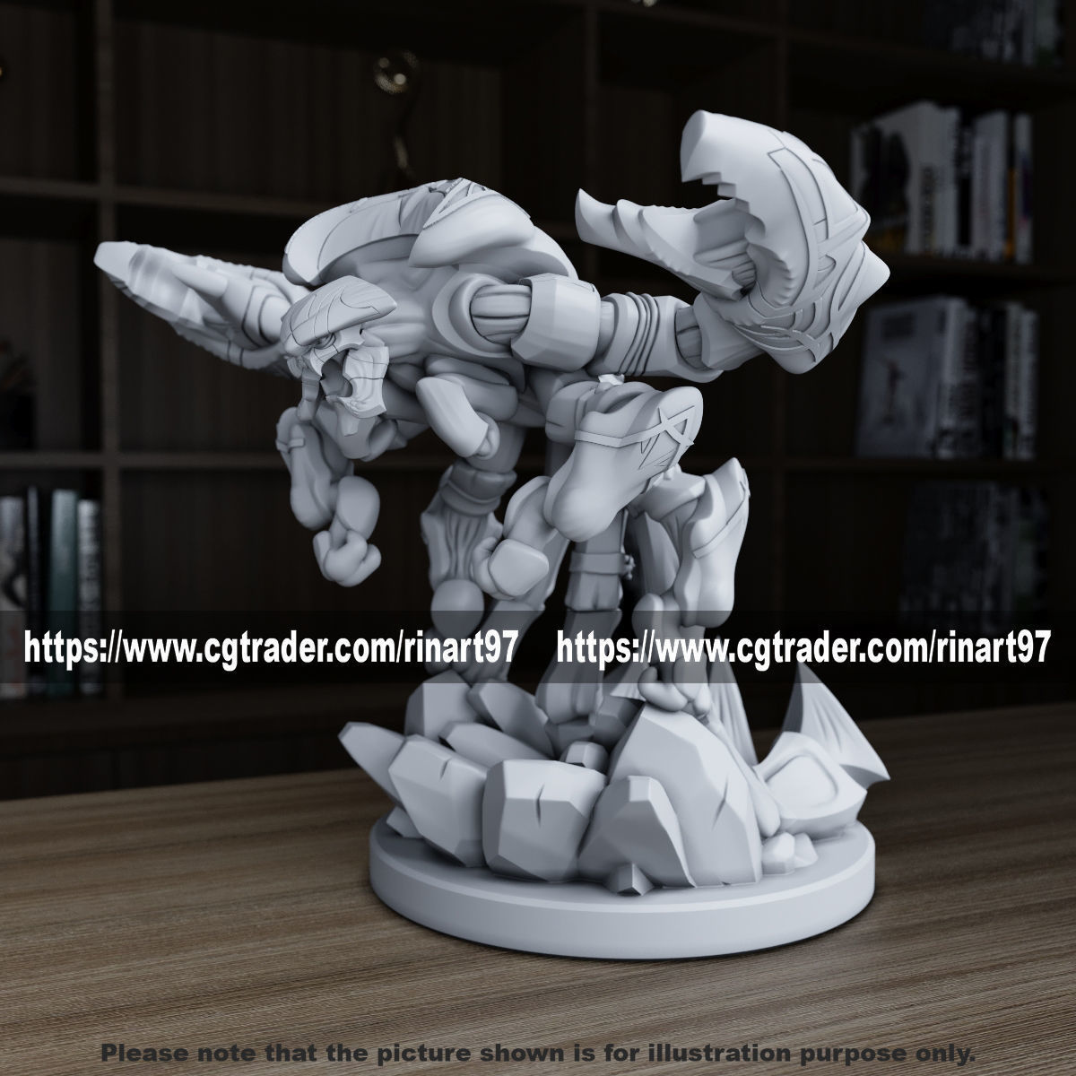 skarner 3d print model from League of Legends 3D print model_14