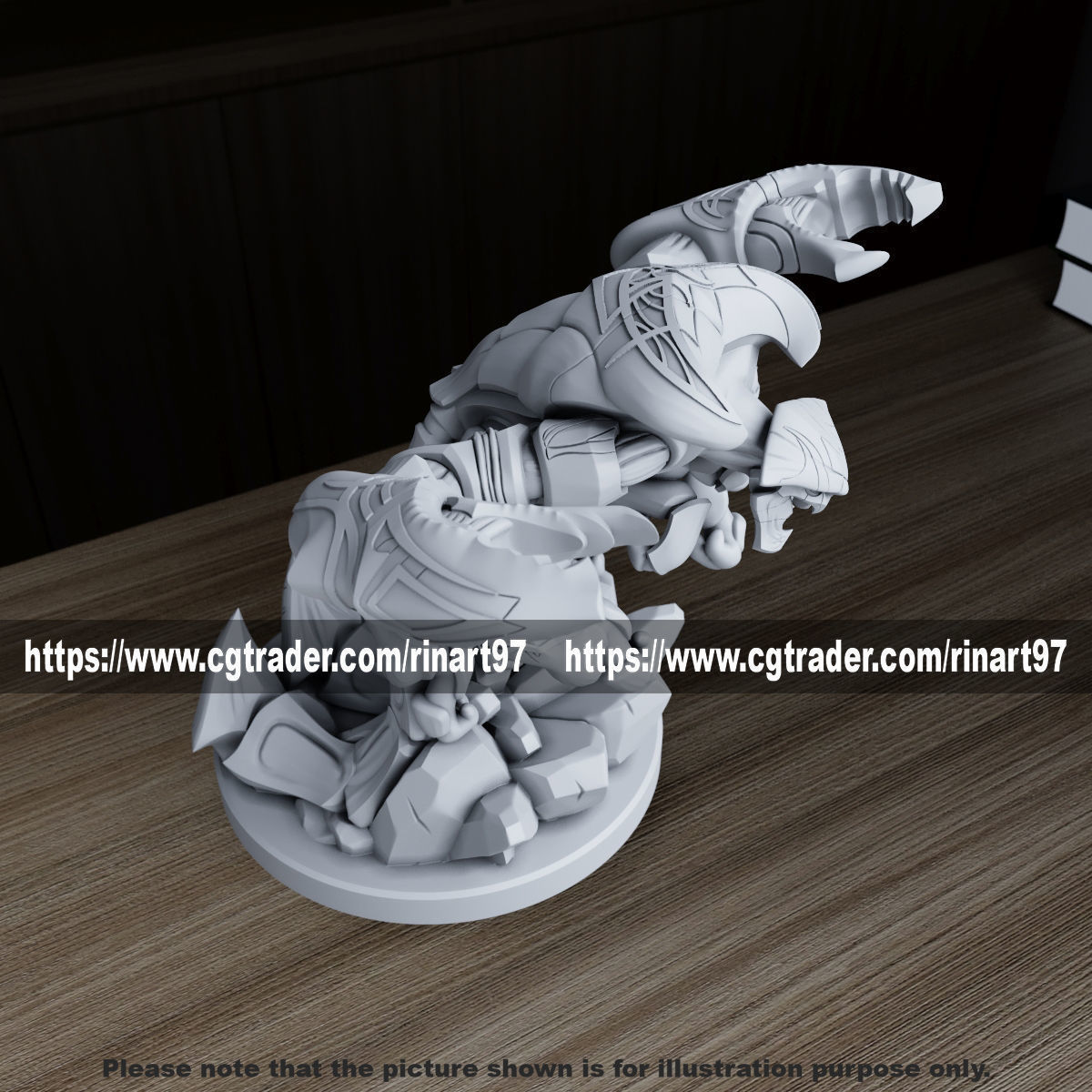 skarner 3d print model from League of Legends 3D print model_5
