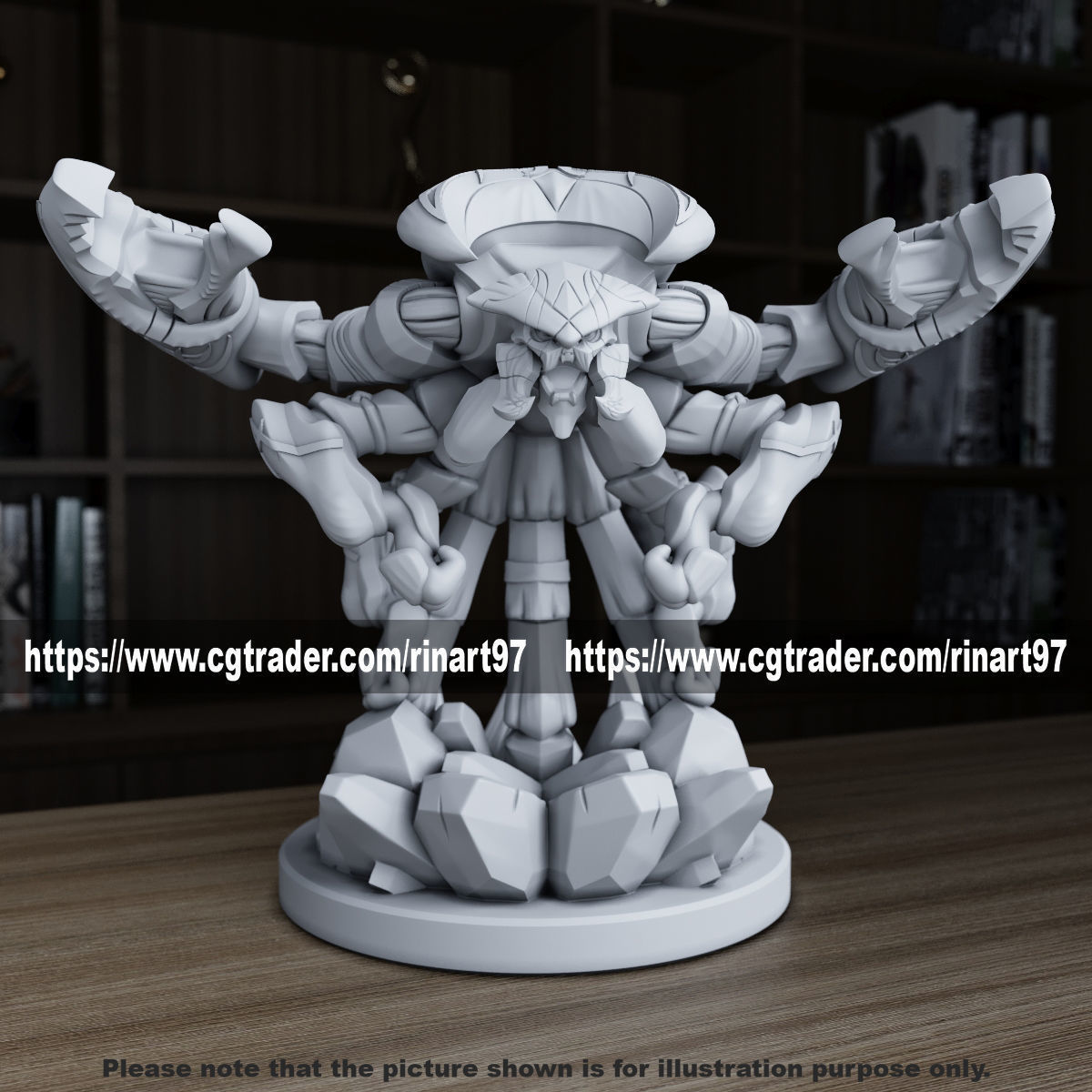 skarner 3d print model from League of Legends 3D print model_2
