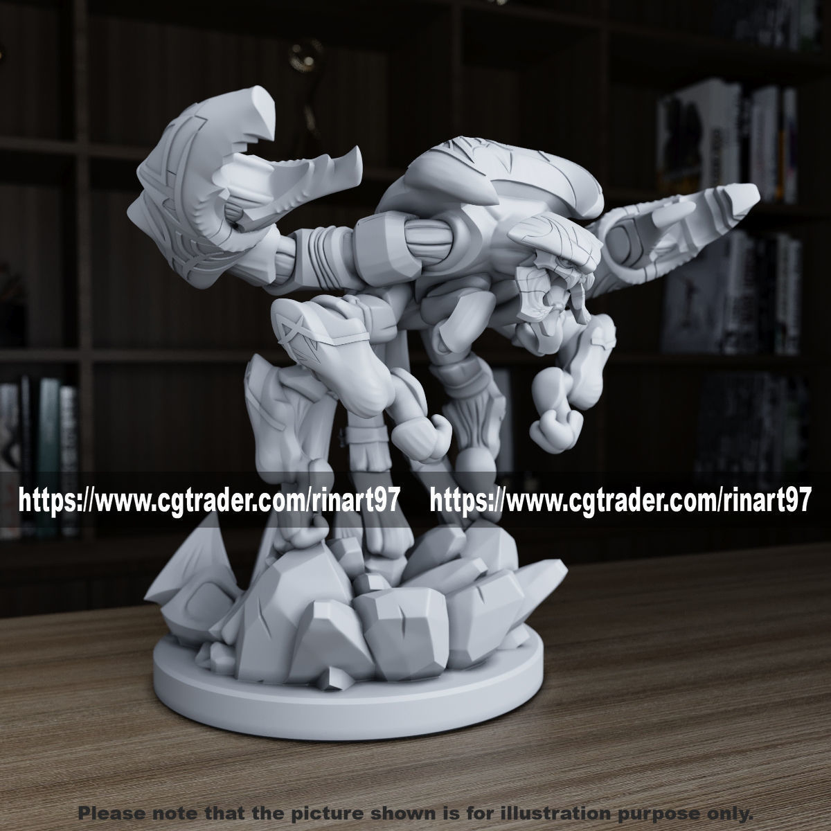 skarner 3d print model from League of Legends 3D print model_8